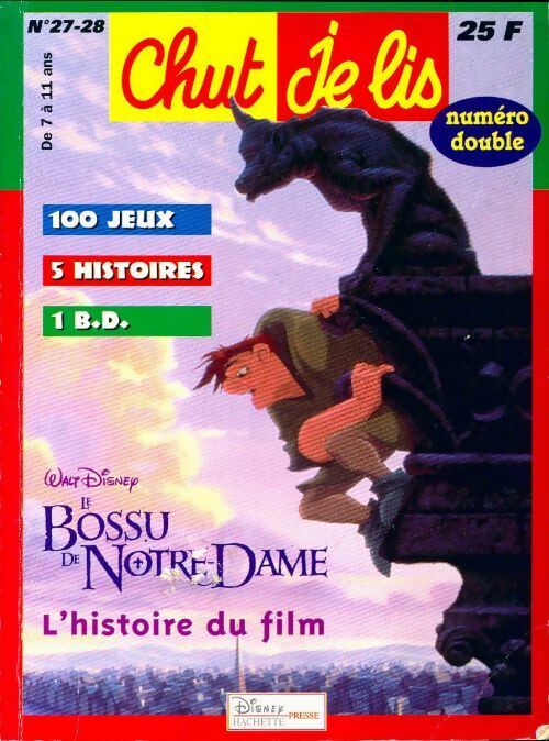 Chut, je lis n°27-28 : Le bossu de Notre-Dame - Collectif - Livre
