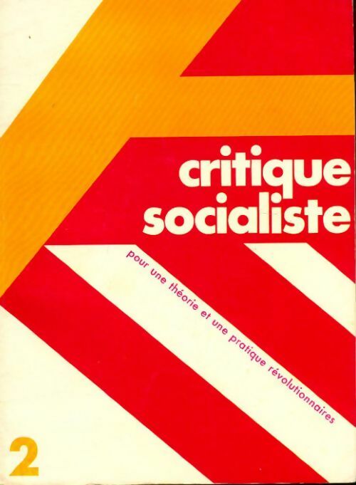 Critique socialiste n°2 - Collectif - Livre