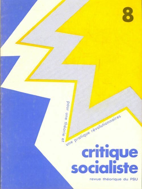 Critique socialiste n°8 - Collectif - Livre
