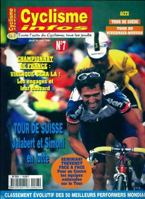Cyclisme infos n°7 : Tour de Suisse - Collectif - Livre
