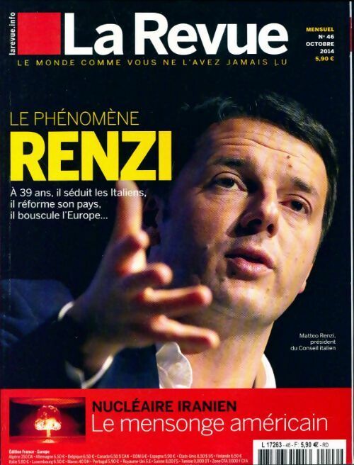 La revue n°46 : Le phénomène Renzi - Collectif - Livre