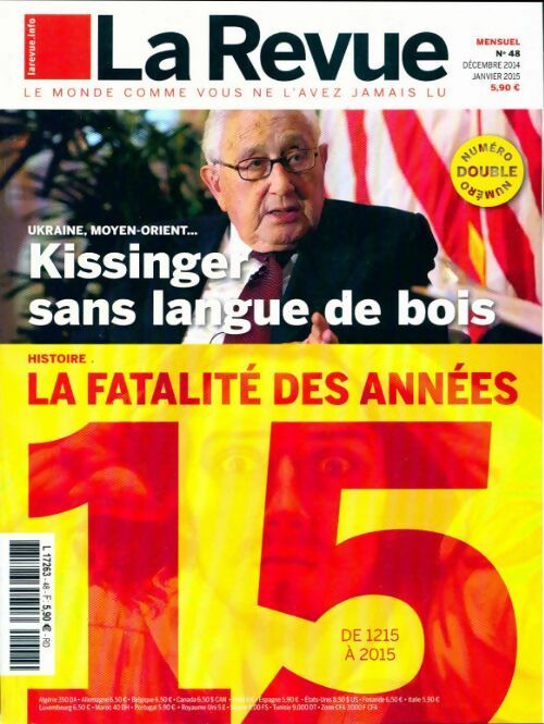 La revue n°48 : La fatalité des années 15 - Collectif - Livre