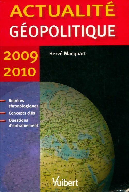 Actualité géopolitique 2009-2010 - Hervé Macquart - Livre