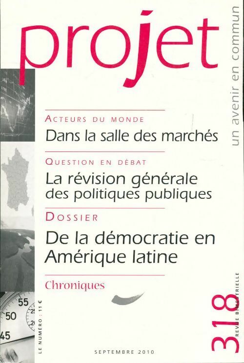 Projet n°318 : Dans la salle des marchés - Collectif - Livre