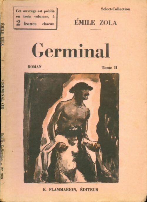 Germinal Tome II - Emile Zola - Livre