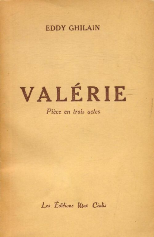 Valérie - Eddy Ghilain - Livre
