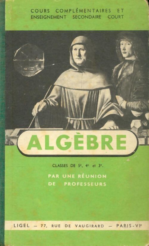 Algèbre 5e, 4e et 3e - Collectif - Livre