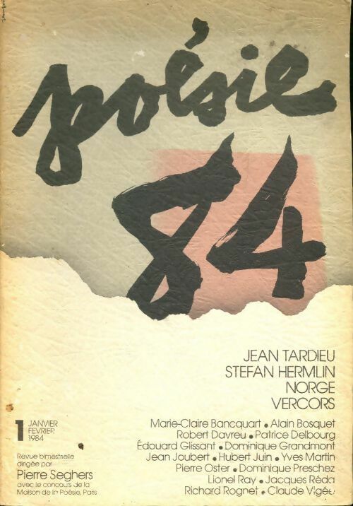 Poésie 84 n°1 - Collectif - Livre