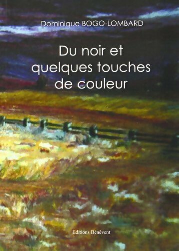 Du noir et quelques touches de couleur - Dominique Bogo-Lombard - Livre