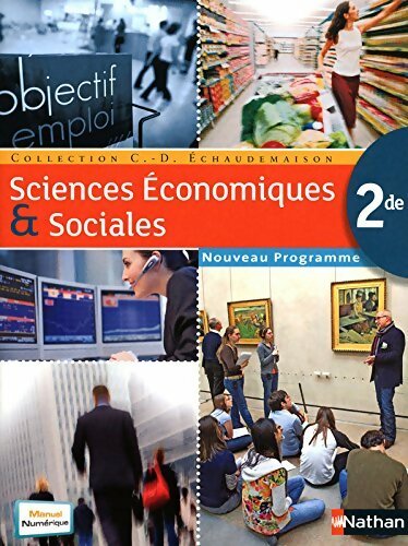 Sciences économiques et sociales 2de - Collectif - Livre
