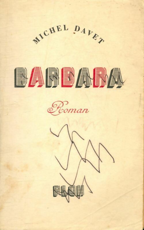 Barbara - Michel Davet - Livre