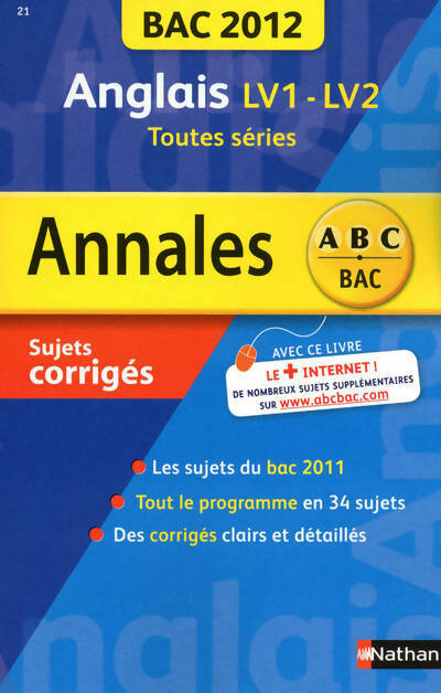 Anglais LV1-LV2 - Sylvie Léger - Livre