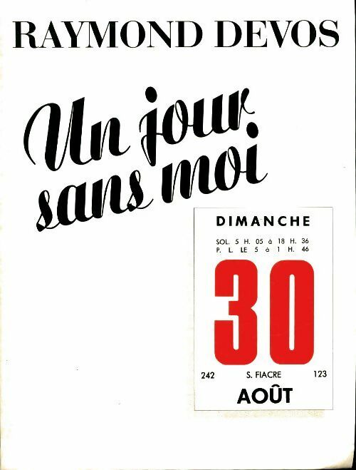Un jour sans mois - Raymond Devos - Livre