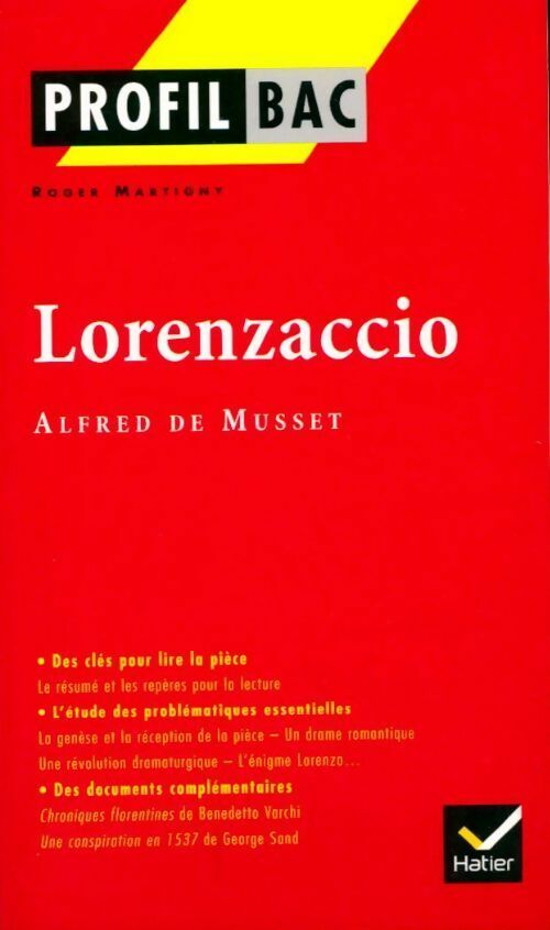 Lorenzaccio - Alfred De Musset - Livre