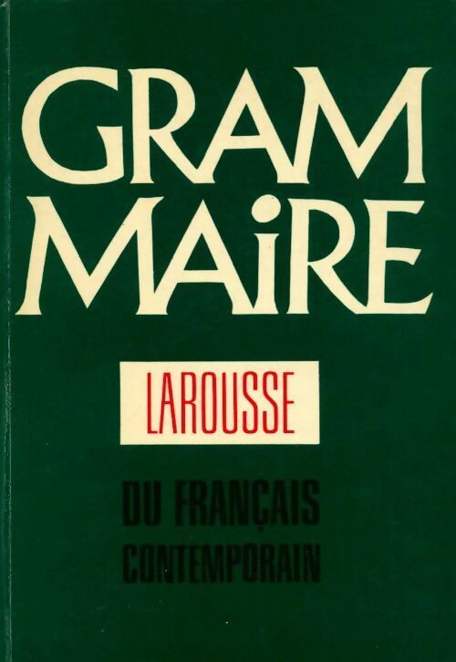 Grammaire du français contemporain - Collectif - Livre