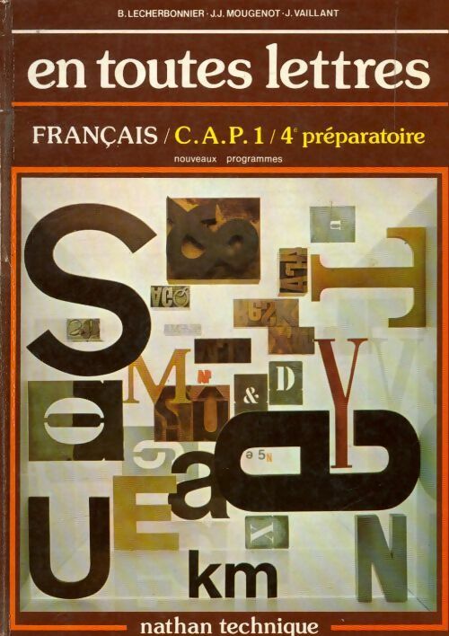En toutes lettres CAP 1 - Collectif - Livre