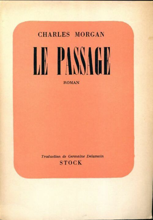 Le passage - Charles Morgan - Livre