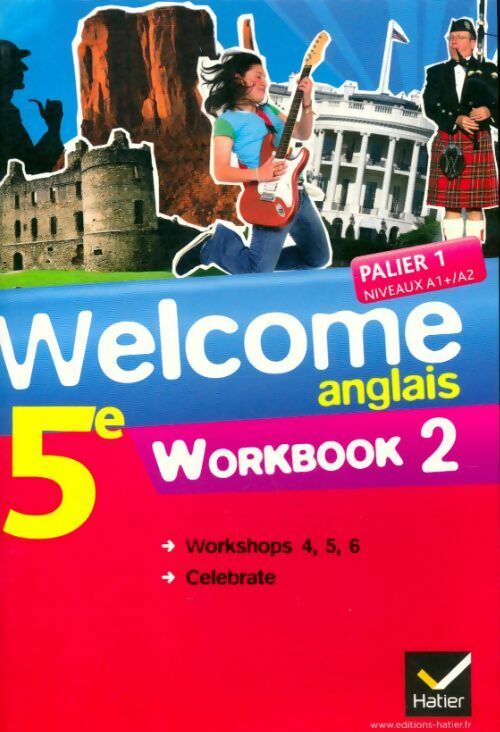 Welcome 5e workbook II livre du professeur avec exercices corrigés - Collectif - Livre