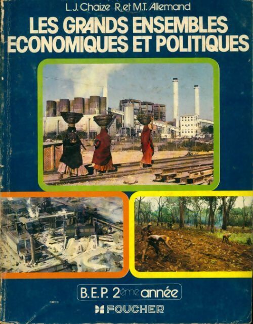 Les grands ensembles économiques et politiques BEP 2ème année - L.J. Chaize, M.T. Allemand - Livre