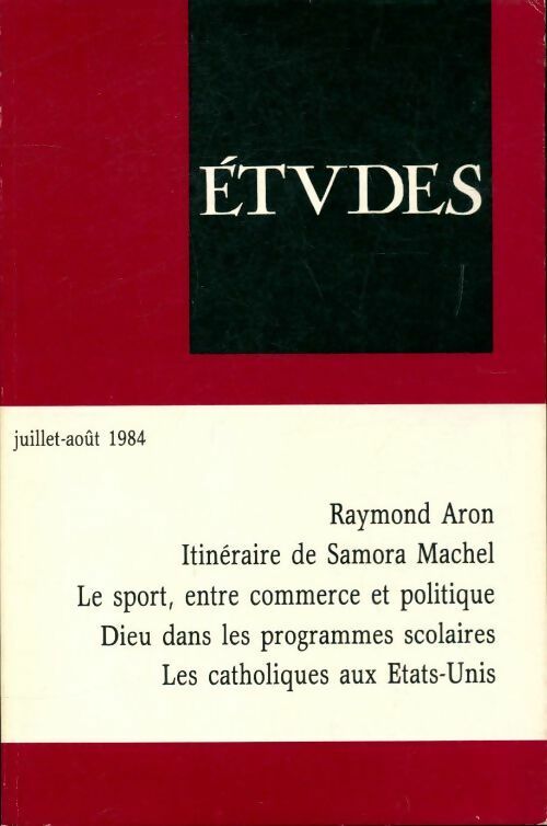 Etudes n°361-1 - Collectif - Livre