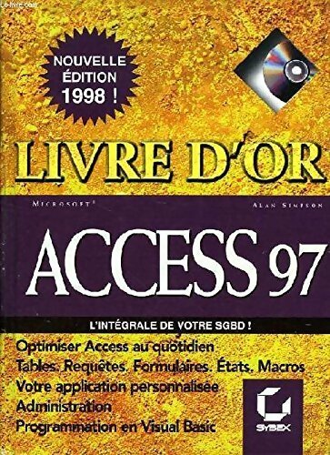 Livre d'or Access pour Windows 95 - Alan Simpson - Livre