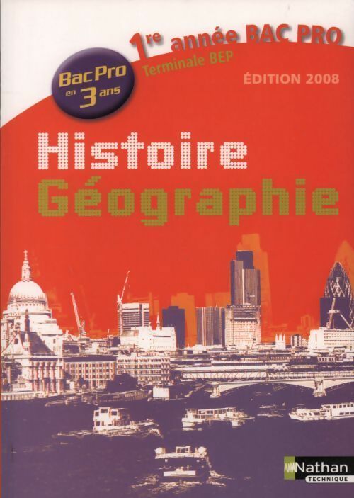 Histoire géographie 1ère année 2008 - Daniel Dieudonné - Livre