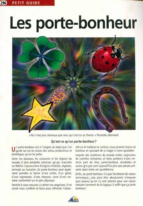 Les porte-bonheur - Collectif - Livre
