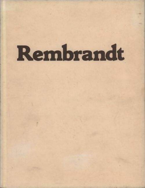 Rembrandt - John Jacob - Livre