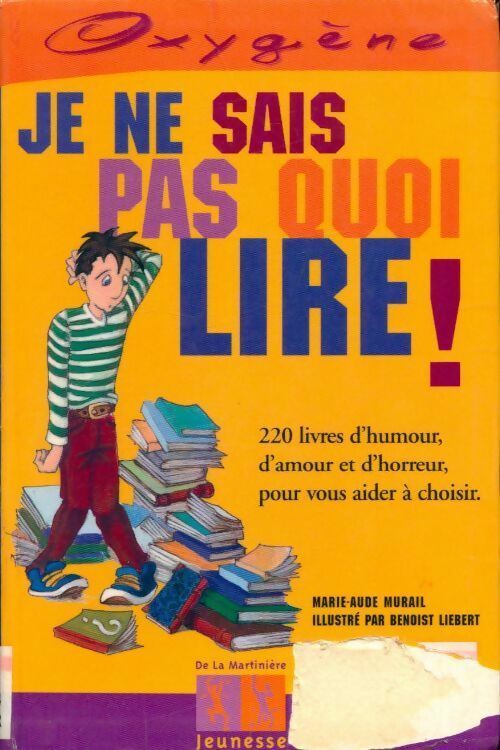 Je ne sais pas quoi lire - Marie-Aude Murail - Livre