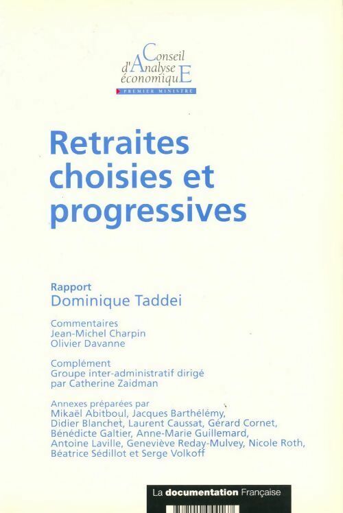 Retraites choisies et progressives - Collectif - Livre