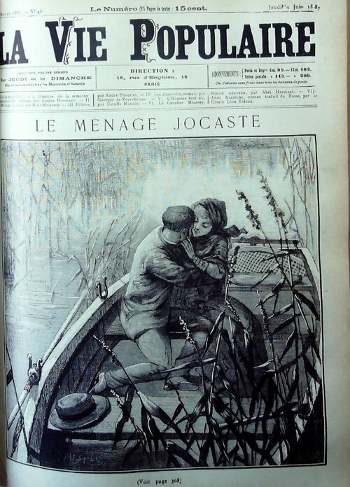 La vie populaire 1887 - Collectif - Livre