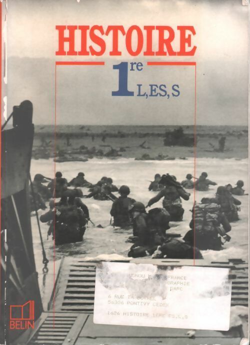 Histoire 1ères L, ES, S - Valéry Zanghellini - Livre