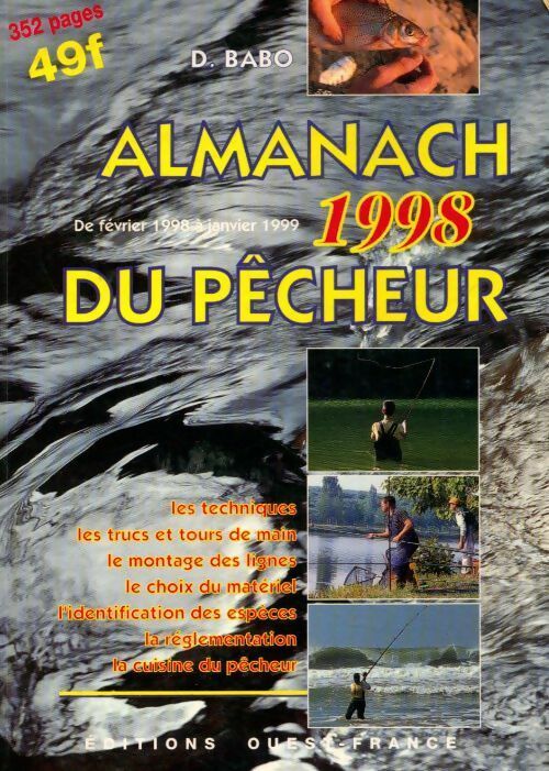 Almanach 1998 du pêcheur - Daniel Babo - Livre