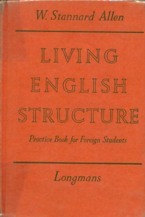 Living English structure - William Stannard Allen - Livre