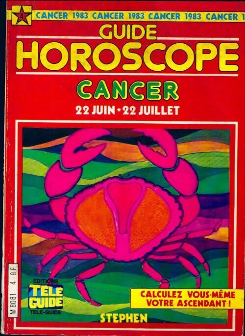 Horoscope 1983 : Cancer - Stephen - Livre