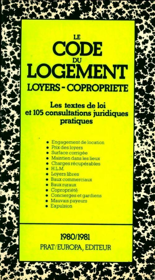 Le code du logement  - Collectif - Livre