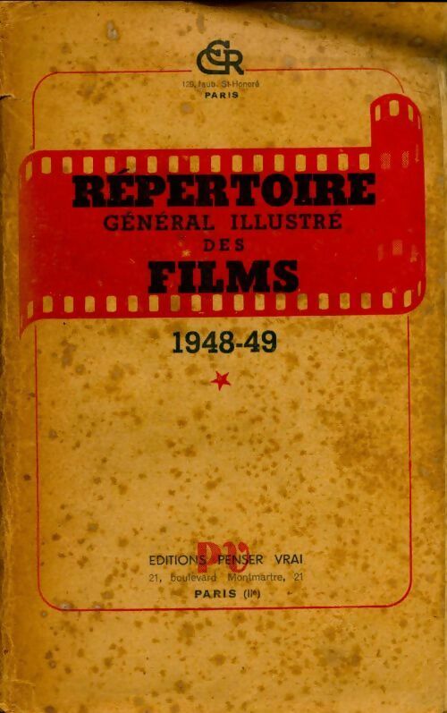 Répertoire général illustré des films 1948-49 - Collectif - Livre