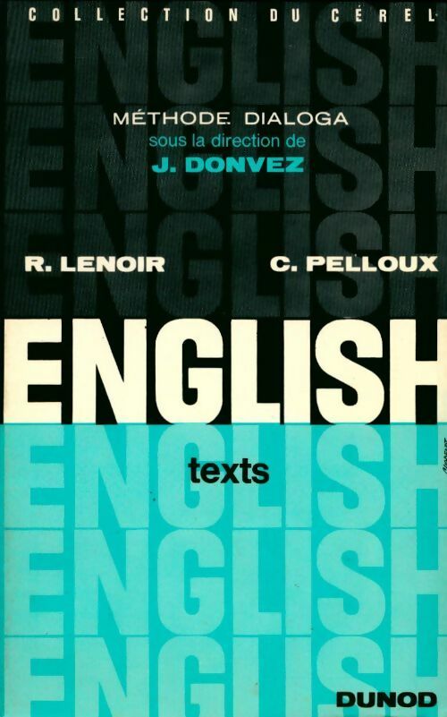 English texts - Collectif - Livre