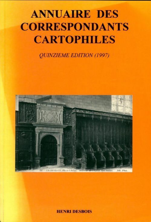Annuaire des correspondants cartophiles - Collectif - Livre