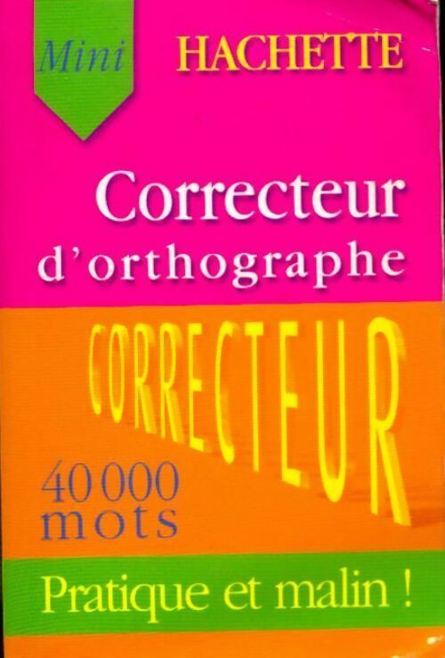 Correcteur d'orthographe - Collectif - Livre