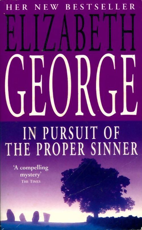 In pursuit of the proper sinner - Elizabeth George - Livre