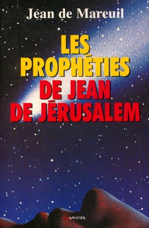 Les prophéties de Jean de Jérusalem - Jean De Mareuil - Livre
