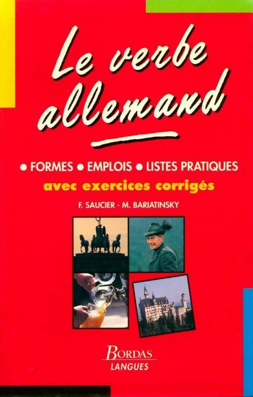 Le verbe allemand - Francine Saucier, Michel Bariatinsky - Livre