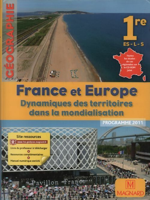 Géographie 1ère ES-L-S. France et Europe - Christian Calenge - Livre