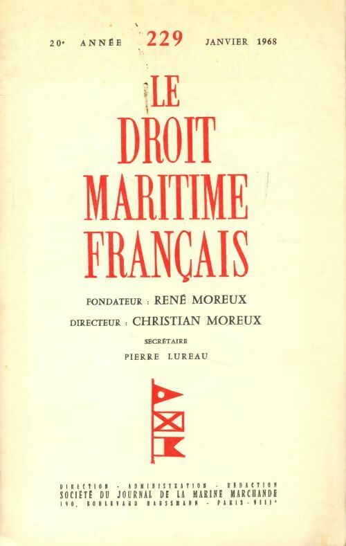 Le droit maritime français - Collectif - Livre