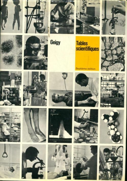 Tables scientifiques - Documenta Geigy - Livre