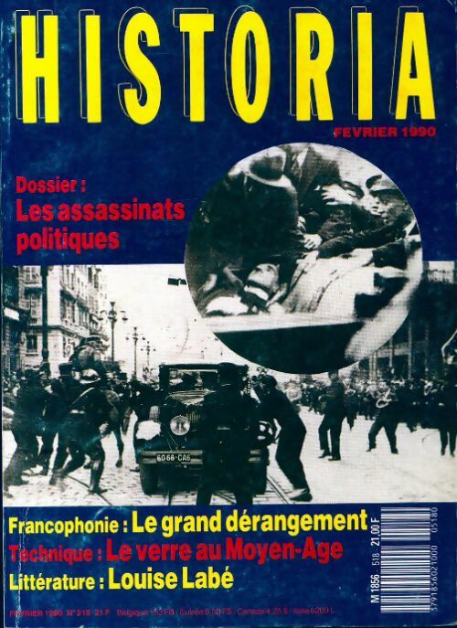 Historia n°518 : Les assassinats politique - Collectif - Livre