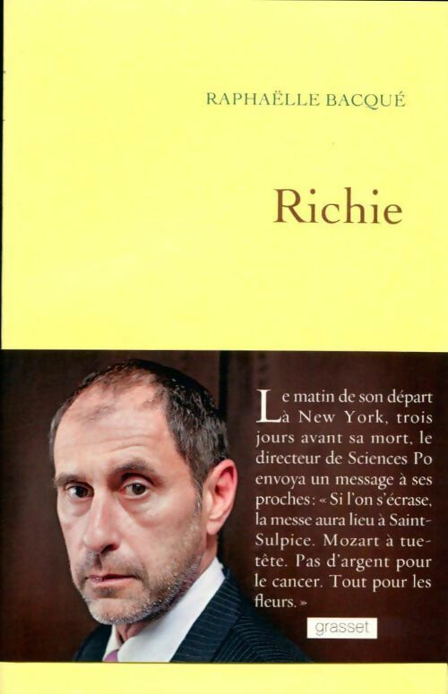 Richie - Raphaëlle Bacqué - Livre