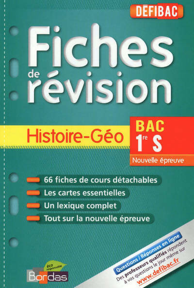 Histoire-géo 1ère S - David Dumaine - Livre