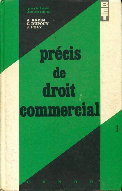 Précis de droit commercial Première E - Collectif - Livre